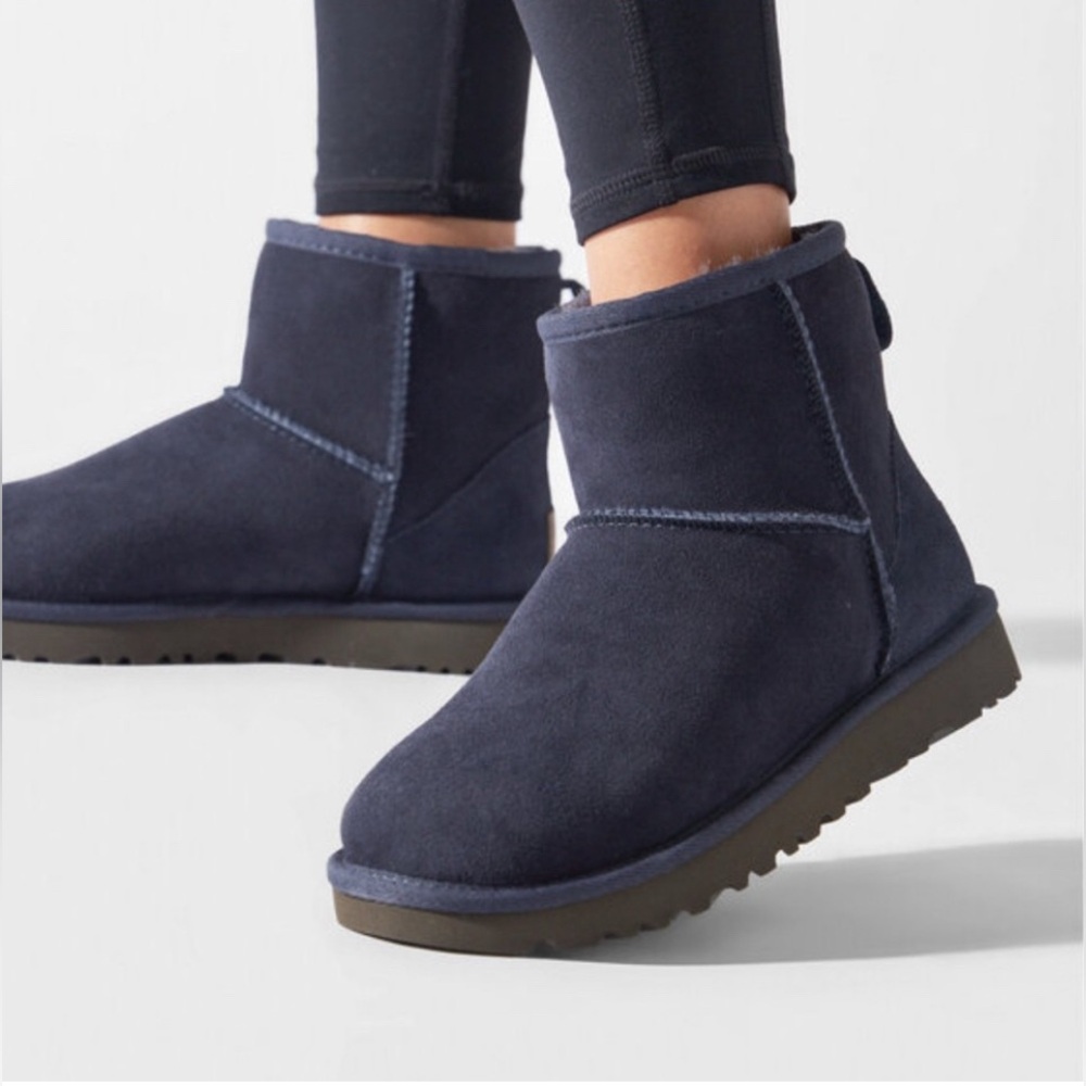 UGG Classic Mini in Navy Blue Size 7